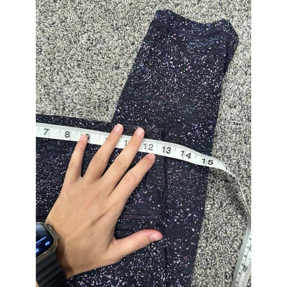 Lululemon Wunder Under Crop (Hi-Rise) 21" Crystalline Multi Size 8 EUC - Picture 4 of 6